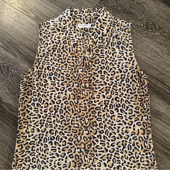 Equipment Lucida Sleeveless Button-Front Shirtdress - Picture 4 of 7